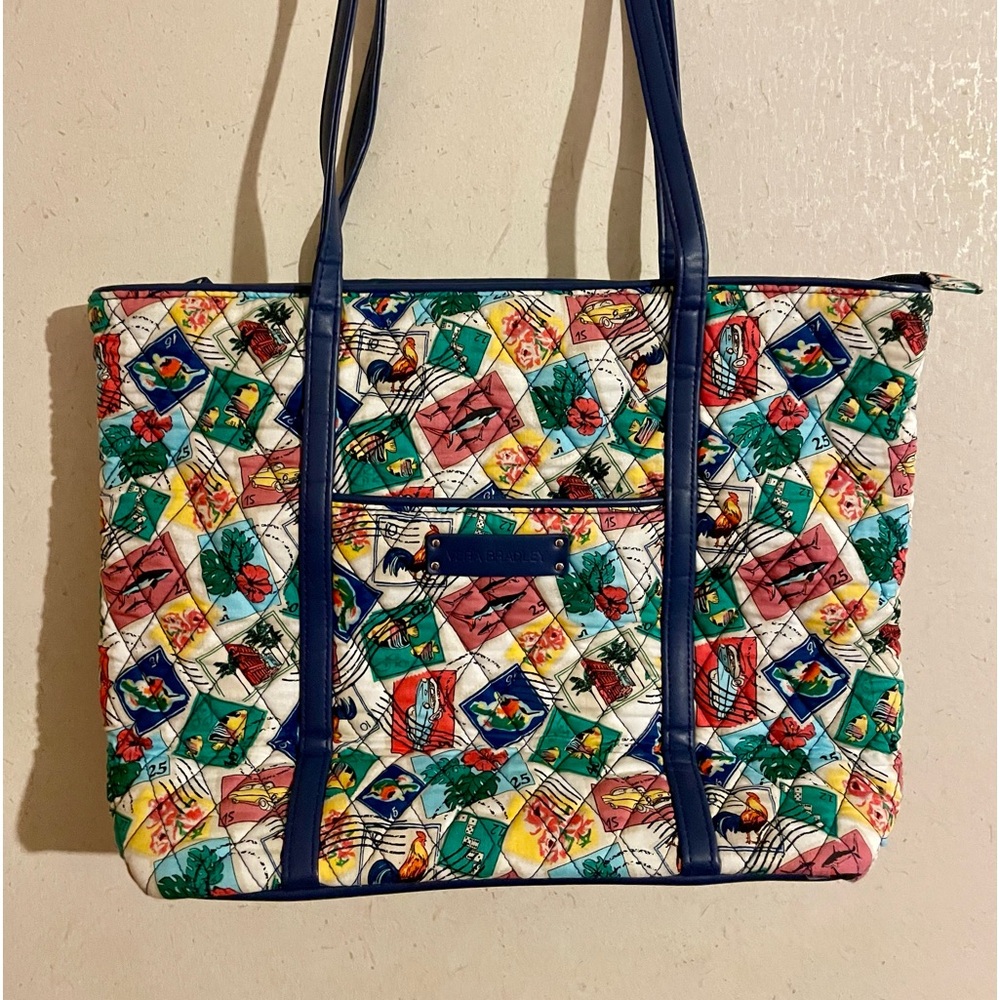 Vera BradlSmall Trimmed Vera Tote.